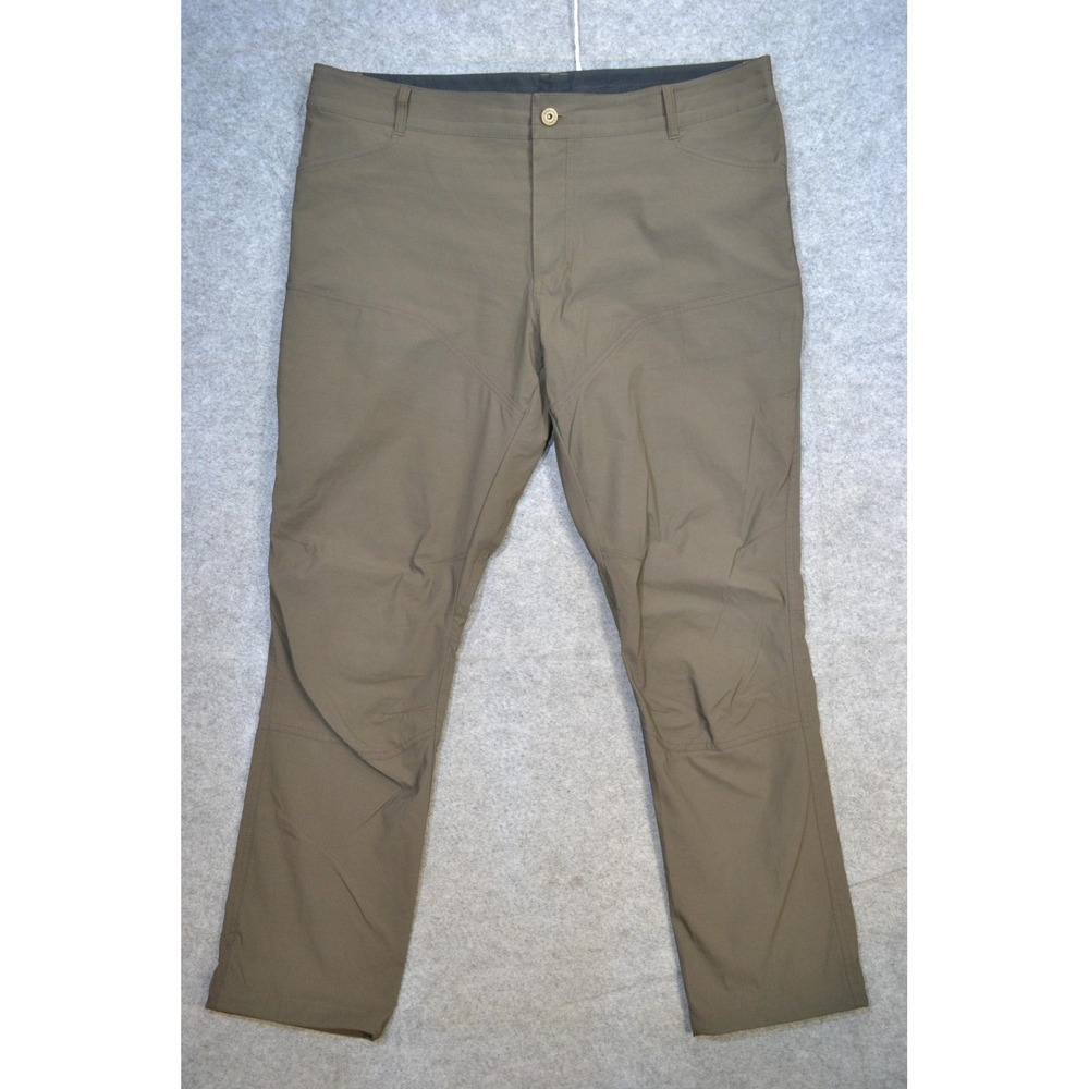 Kuhl Renegade Rock Pants Mens 40x32 Brown Stretch Hiking Zip Pocket Outdoor 5359